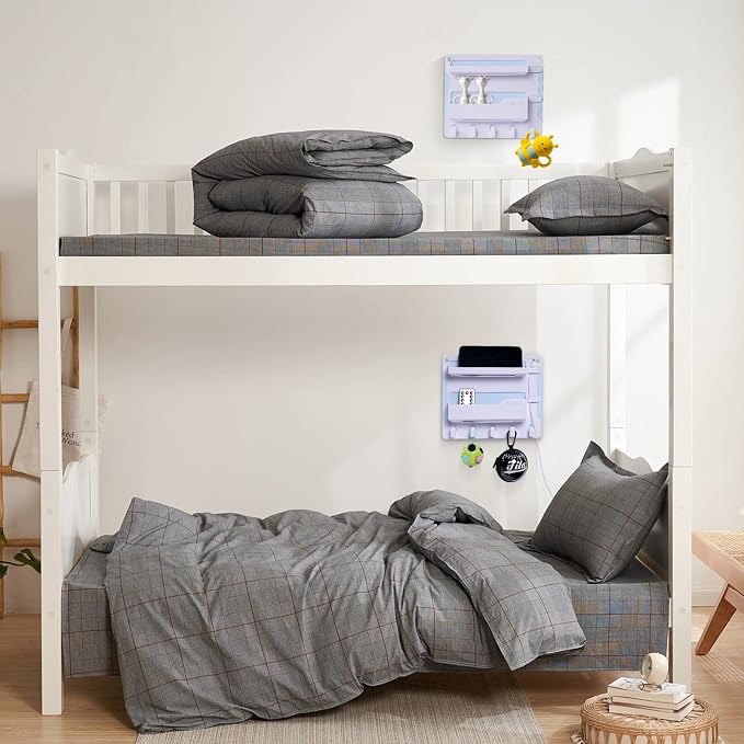 Bedside Shelf Wall Mount, Adhesive Bedside Shelf Accessories Organizer - Image 7