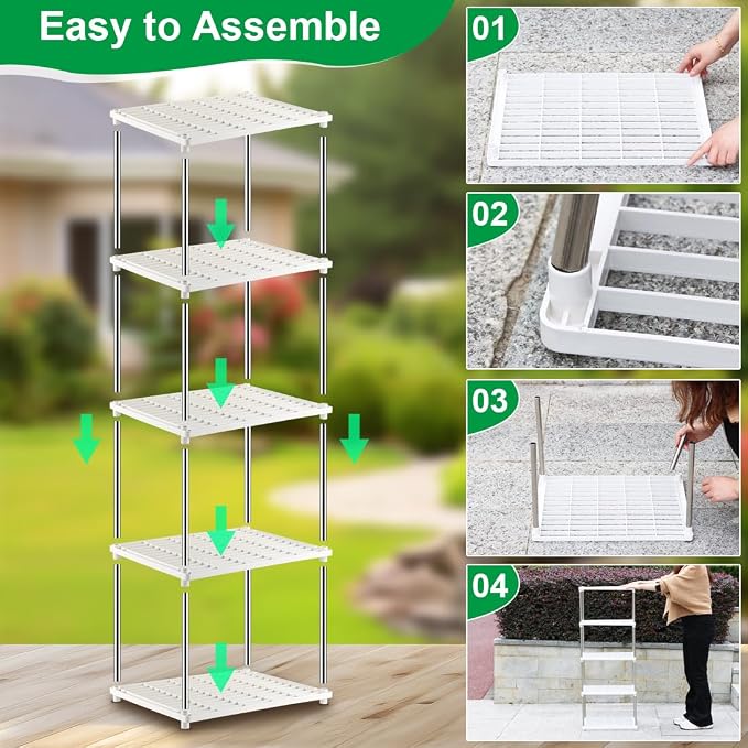 RooTrimmer 5 Layer Seed Starter Tray, Plant Stand, Storage - Image 5