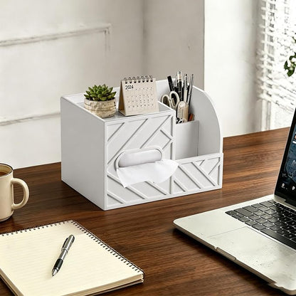Aesthetic Tissue Box Cover, Modern Minimalist Remote Control Holder - Image 6