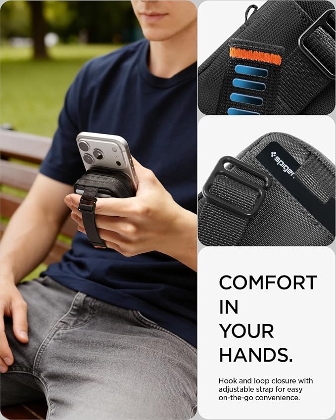 Spigen for MagSafe Wallet Magnetic Pouch Organizer RFID Blocking EDC SSD Card - Image 5