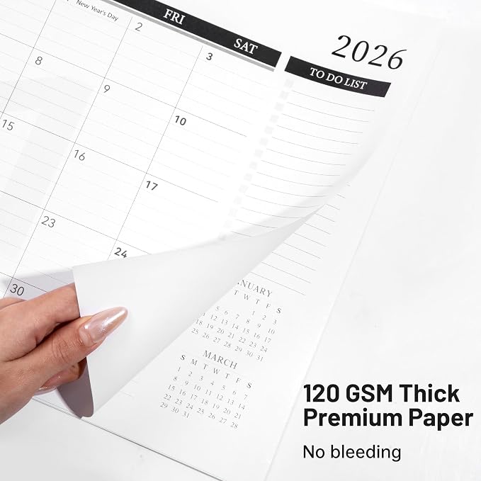 Yoment Desk Calendar Refill 2026-2027, Jan 2026-Dec 2027, Large 10"x16" Monthly - Image 5