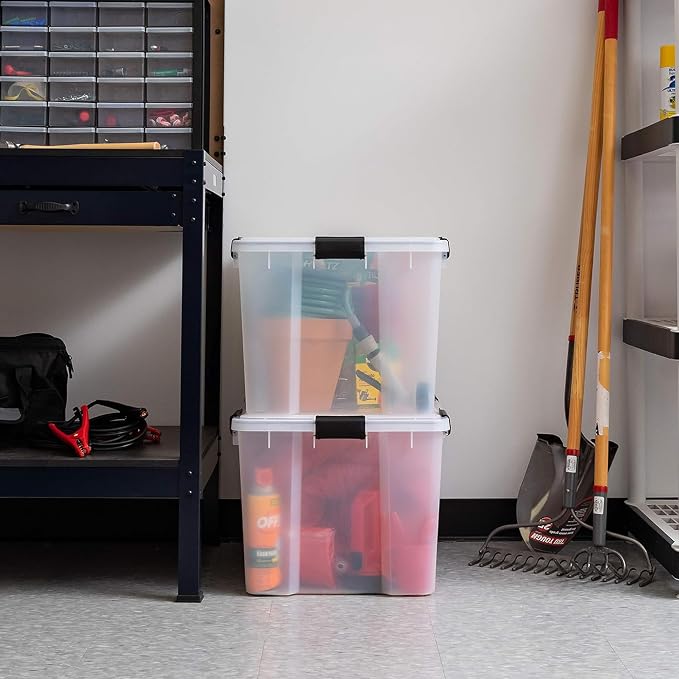 IRIS USA WeatherPro 74 Qt Storage Bins - Image 8