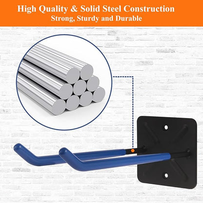 Steel Garage Storage Hooks Wall Tool Organizer, 12.4 Inch Garage Hook Heavy - Image 6
