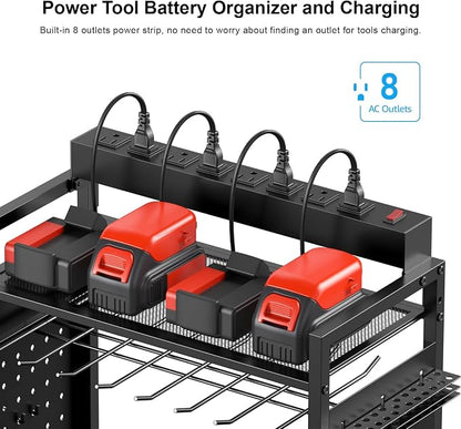 CCCEI Garage Power Tools Organizer Cart - Image 2
