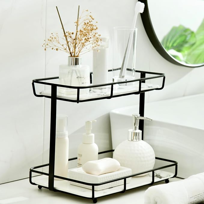 Bathroom Organizer Countertop Perfume Organizer Makeup Organizer Cosmetics by Dobbyby