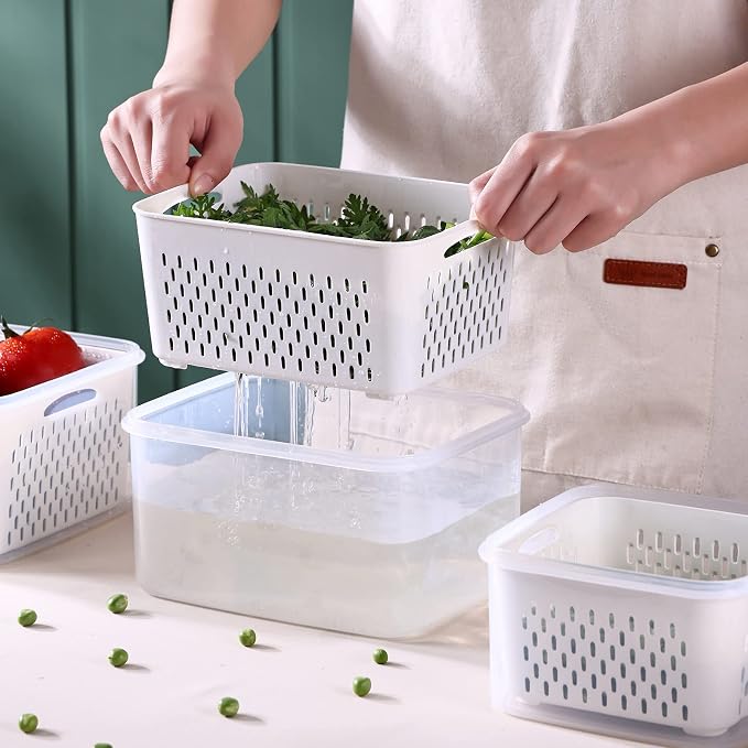 Large Fridge Food Storage Container Set - Image 4