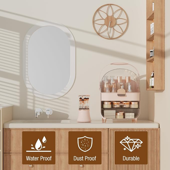 Makeup Organizer Countertop & Makeup Brush Holder - Image 6