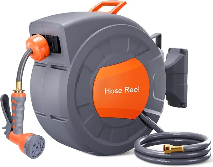 GAOMON Retractable Garden Hose Reel by GAOMON
