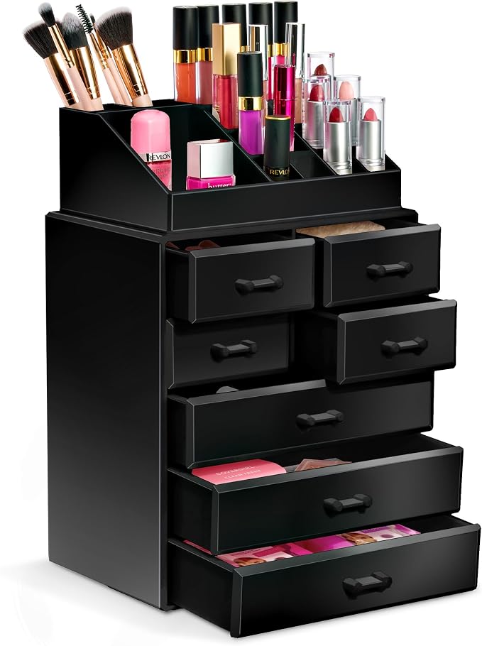 Sorbus Makeup Organizer, Brush Holder and Make Up Storage Drawers by Sorbus