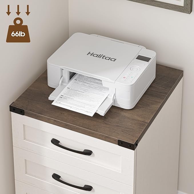 Halitaa Farmhouse 3 Drawer Small File Cabinet - Image 6