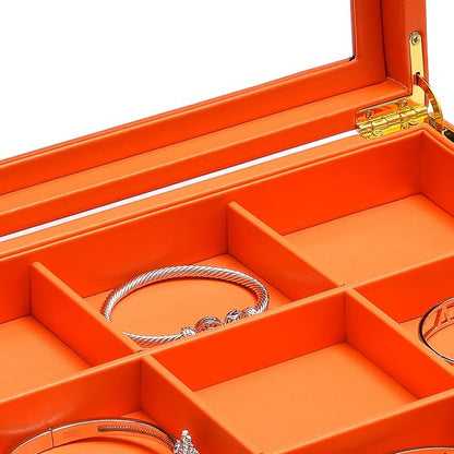 Oirlv Premium Leather Jewelry Organizer Tray - Image 6