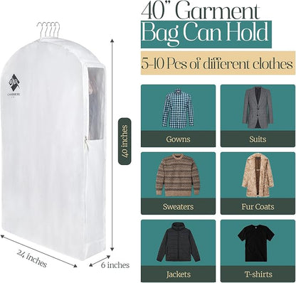 Premium 40” Short Cotton Garment Bag - Image 3