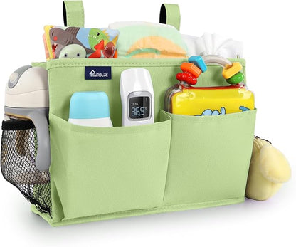 Surblue Bedside Caddy Hanging Bed Organizer Storage Bag Pocket by SURBLUE