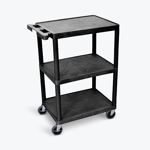 A-TO-Z SUPPLY 289-STC222-B Flat-Shelf Cart by A-to-ZSupply