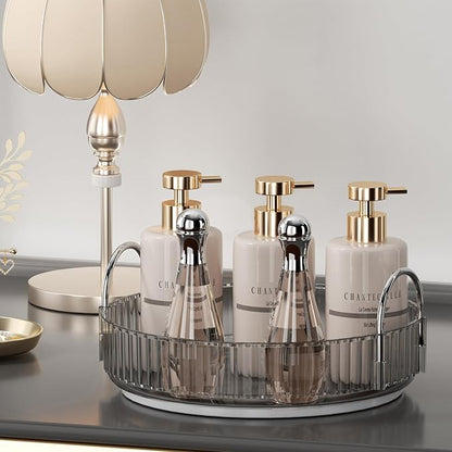 Rotating Makeup Organizer for Vanity, Spinning Cosmetics Storage for Bathroom by UNICOMVSX