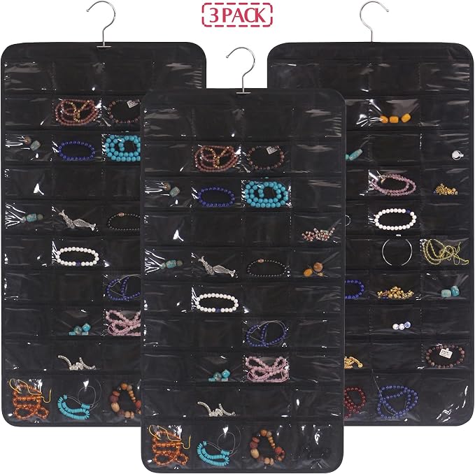 DIOMMELL 3 Pack Hanging Jewelry Organizer - Image 7