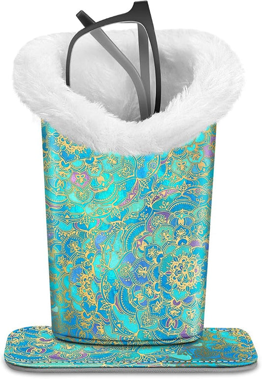 Fintie Plush Lined Eyeglasses Holder, Glasses Stand Case, Anti-scratch Glasses by Fintie