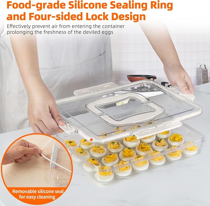 2 Pack Deviled Egg Containers - Image 4