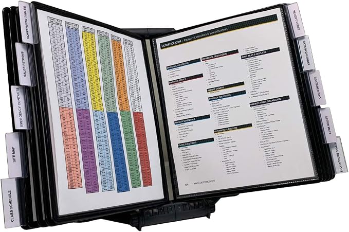 Ultimate Office AdjustaView 10-Pocket Desk Reference Organizer by UltimateOffice