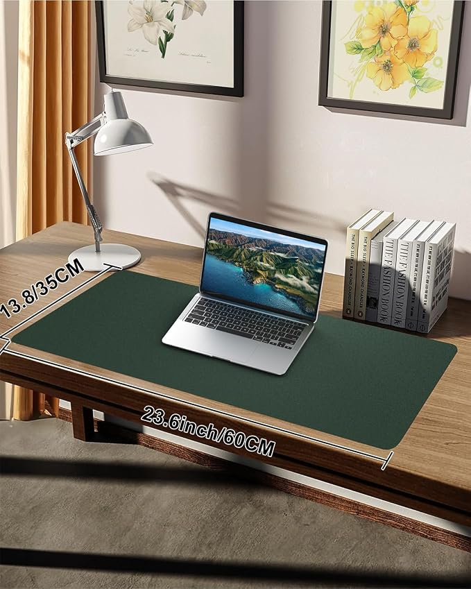 Leather Desk Pad Protector, Desk Cover mat, Office Desk mat, Laptop Mat - Image 7