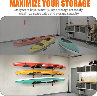 Kayak Storage Rack, Wall Mount Kayak Racks - Image 6