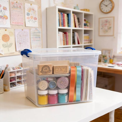 66 Qt Plastic Storage Bins - Image 6