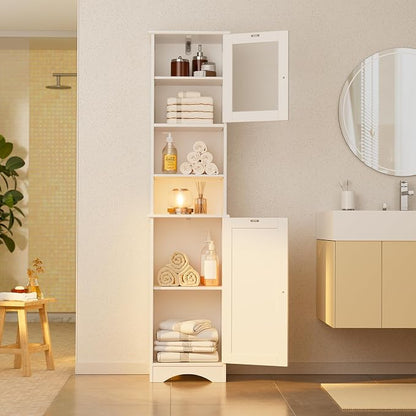 Gizoon 67.1" Tall Bathroom Storage Cabinet - Image 7