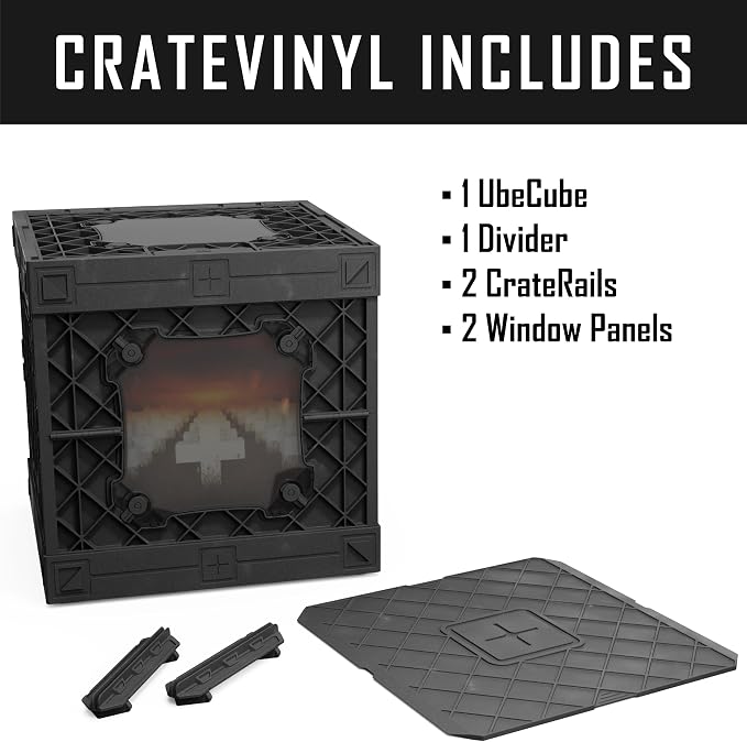 CrateVinyl - Vinyl Record Storage Crate Modular Storage Cube - Image 3