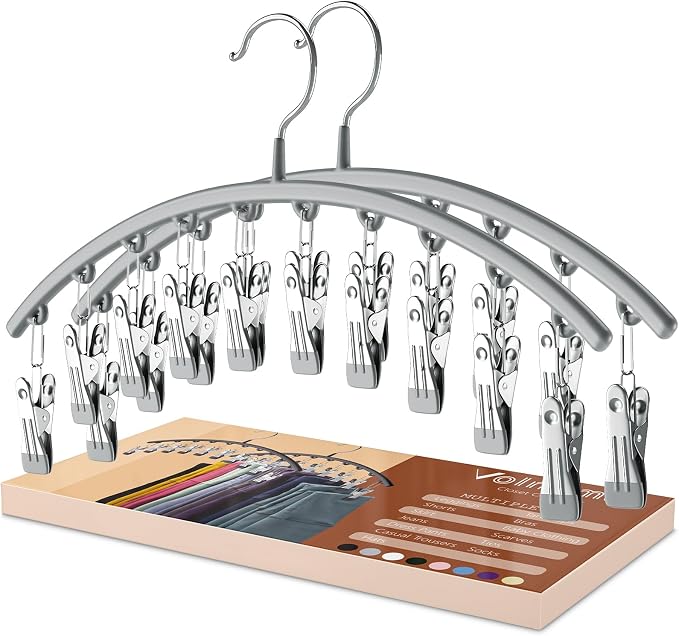 Volnamal Legging Organizer for Closet, Metal Yoga Pants Hanger w/Rubber Coated - Image 9