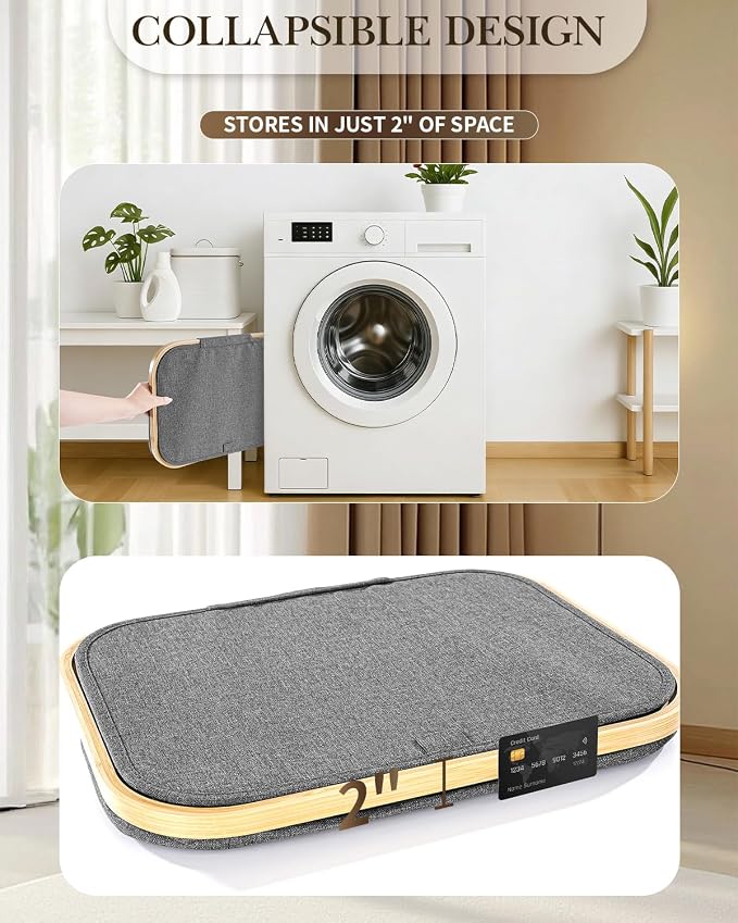 Laundry Hamper with Wheels, 110L Large Clothes Hamper with Removable Inner Bag - Image 5