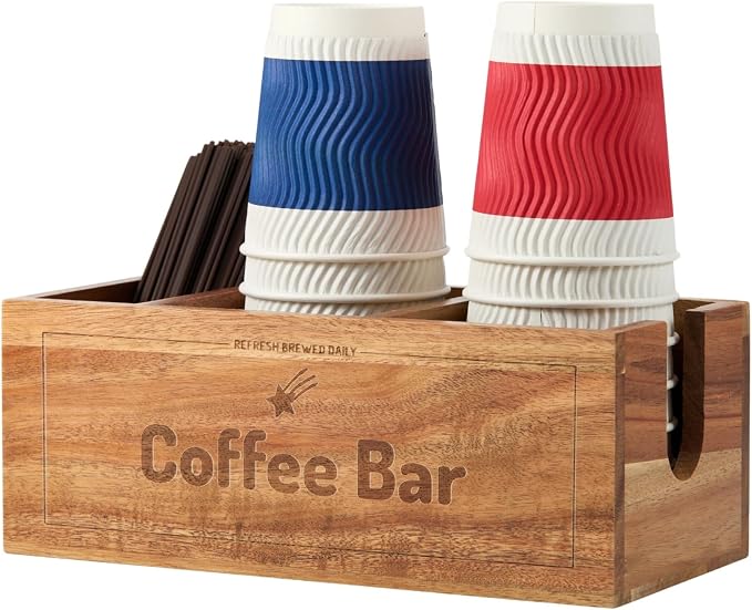 Coffee Station Organizer for Countertop by THORNIA