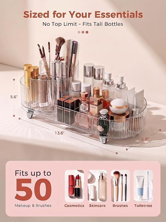 Booklov Rotating Makeup Organizer - Image 2