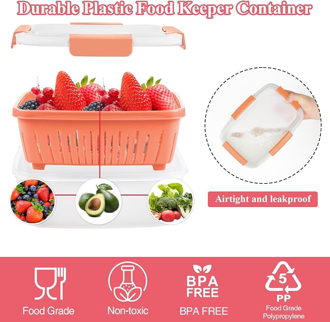 68oz Berry Keeper Fruit Storage Container - Image 3