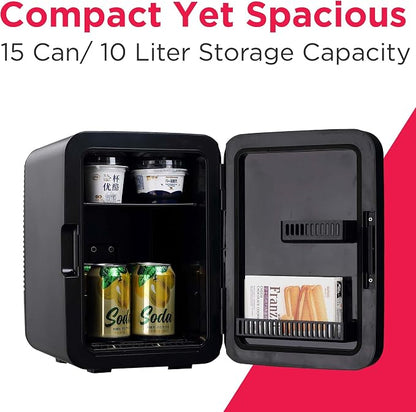 Frigidaire Portable 10L, 15-can Mini Fridge Brushed Stainless Rugged - Image 2