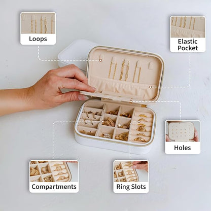 Small Travel Jewelry Box Organizer - Image 4