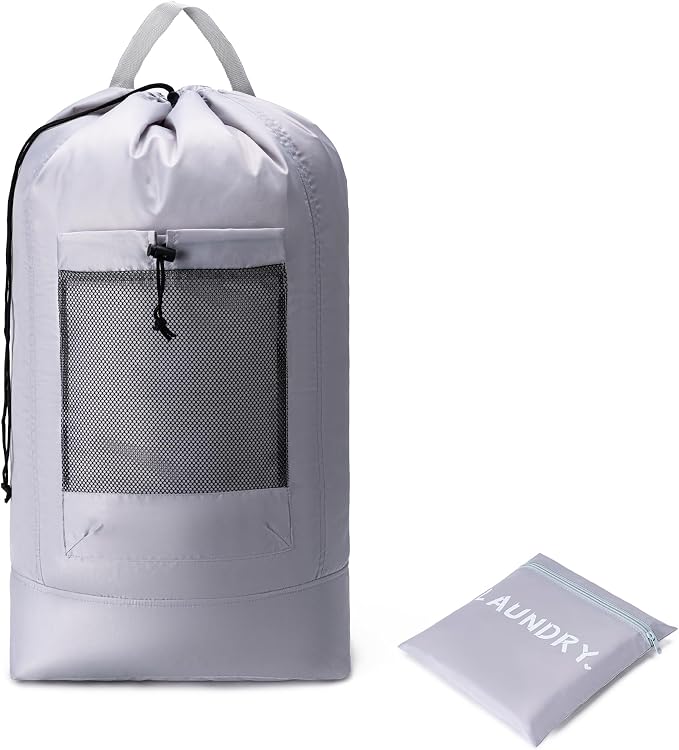 Backpack Laundry Bag, Large Travel Laundry Bags by Unknown