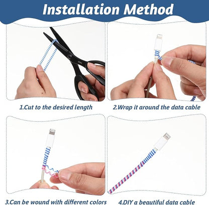 SHENLIU 10Pcs Spiral Cable Protector, Chargers Cord Protector from Pets No Chew - Image 3