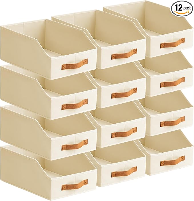 Homsorout Fabric Storage Bins for Organizing by Homsorout