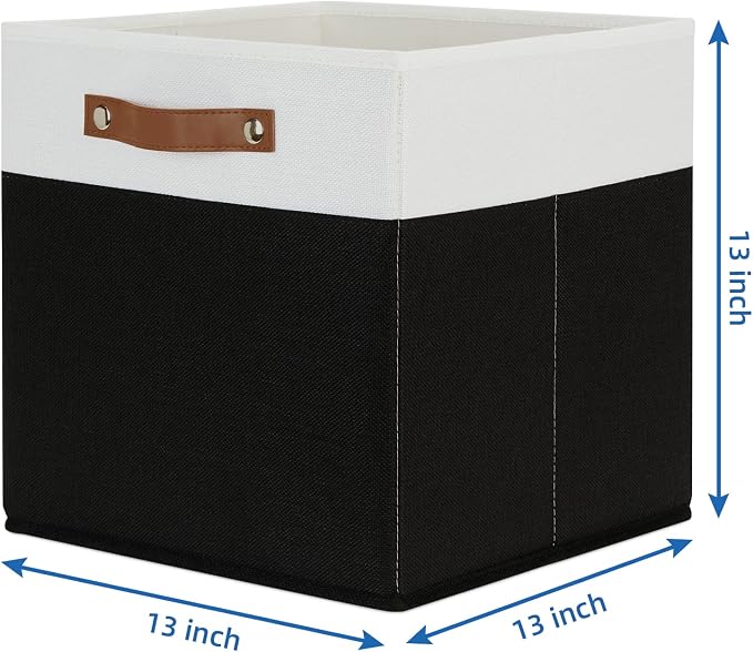 Temary Fabric Storage Bin 4 Pack Cube Storage Bin - Image 2