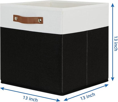 Temary Fabric Storage Bin 4 Pack Cube Storage Bin - Image 2