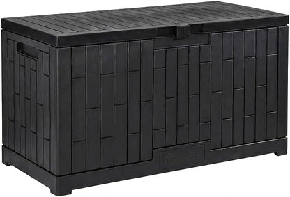 YITAHOME 120 Gallon Large Deck Box, Garden Tools, Pool Supplies, Easy Assembly by YITAHOME