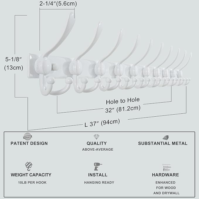 Dseap MaxStrong 2.0 Coat Rack Wall - Image 6