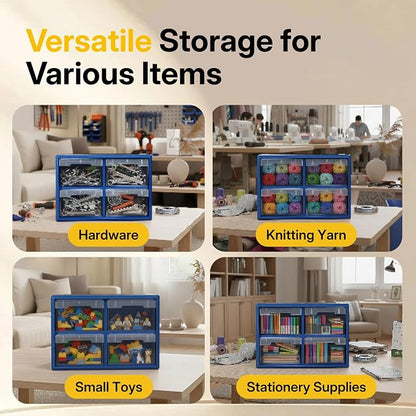 NORTHSKY 4-Drawer Plastic Drawer Storage Cabinet - Image 4