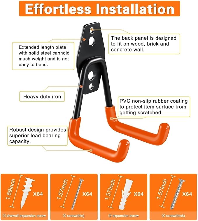 Steel Garage Storage Hooks - Image 5