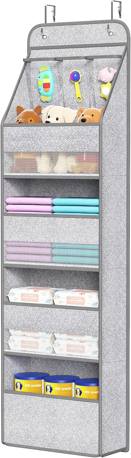 Univivi 5-Shelf Door Storage Over Door Hanging Organizer by Univivi