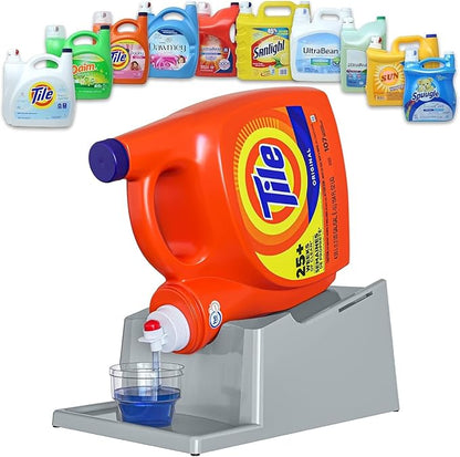 TidyFriend No-Spill Liquid Laundry Detergent Dispenser Holder, Laundry Soap by Skywin