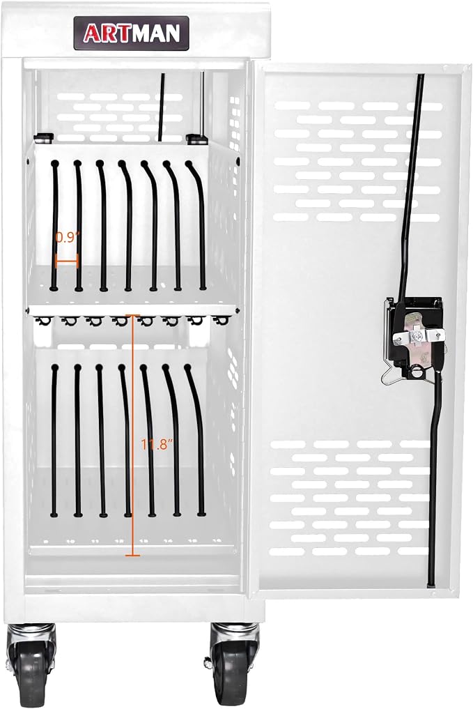 16 Devices Mobile Charging Cart - Image 7