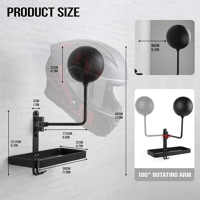 PUERSI Helmet Holder Wall Mount - Image 4