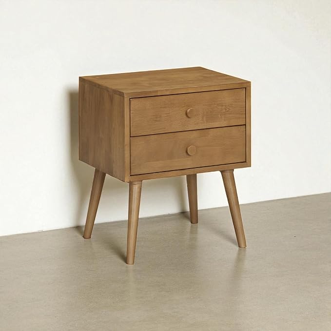 NTC Lux Nightstand with 2 Drawers, Featuring Adaptable Design, 150 lbs Load - Image 8