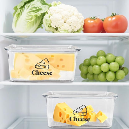 Cheese Holder Food Storage, Airtight Cheese Storage Box - Image 6